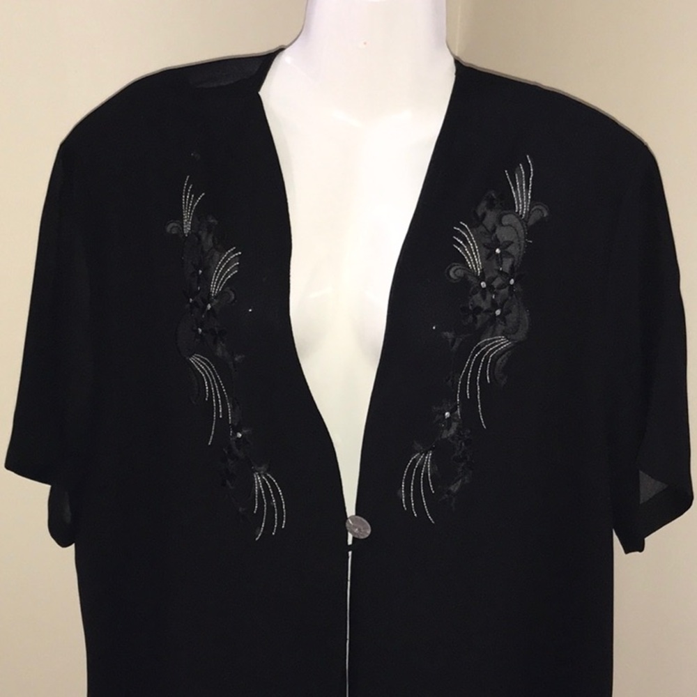 Omega Collection Ladies Black Dress Jacket. - XXXL